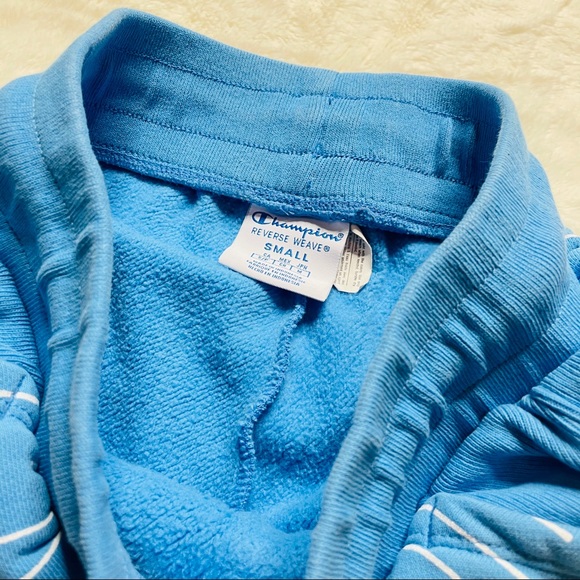 Rare Champion Reverse Weave Bubble Blue Shorts - Picture 4 of 6